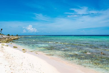 Chemuyil, Meksika 'daki Xcacel plajı manzarası