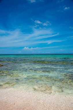 Chemuyil, Meksika 'daki Xcacel plajı manzarası