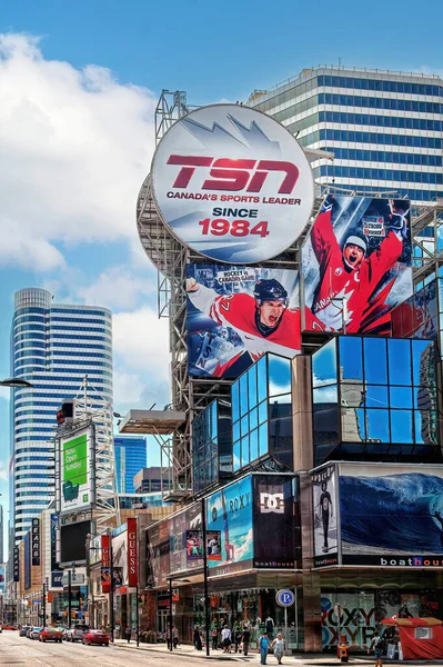 Toronto Canadá Junho 2011 Enorme Cartaz Para Tsn Sports Network — Fotografia de Stock