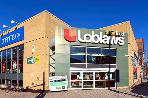 Ottawa Kanada Grudnia 2020 Loblaws Rideau Street Loblaws Sieć Supermarketów — Zdjęcie stockowe