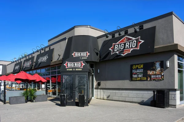 Ottawa Canadá Mayo 2023 Original Big Rig Restaurants Kitchen Brewery —  Fotos de Stock
