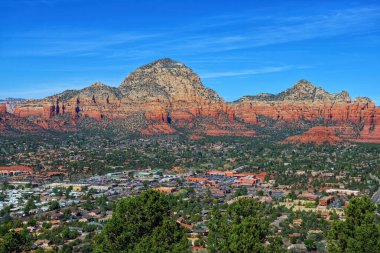 Arizona, Sedona havaalanının muhteşem manzarası.