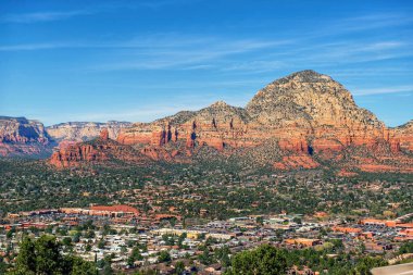 Arizona, Sedona havaalanının muhteşem manzarası.