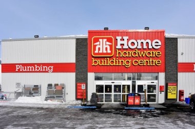 Yellowknife, Kanada - 31 Mart 2025: Home Hardware Stores Ltd. Kanada 'da bulunan bağımsız bir ev geliştirme perakendecisi. 1964 yılında kurulmuş ve merkezi St. Jacobs, Ontario 'da bulunmaktadır..