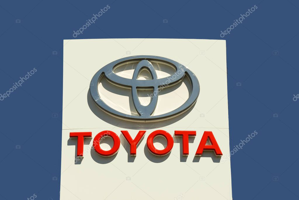 Ottawa, Canada  April 20, 2025 Tony Graham Toyota dealership on Merivale Road. Toyota Motor Corporation is a Japanese multinational automotive manufacturer founded in 1937. It is the largest automobile manufacturer in the world.