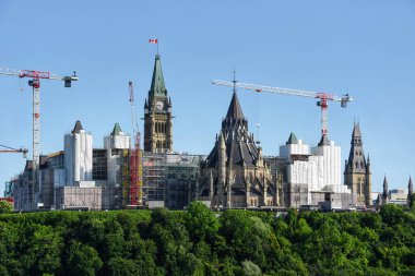 Ottawa 'daki Parlamento Binaları Kiweki Point' ten yenileniyor
