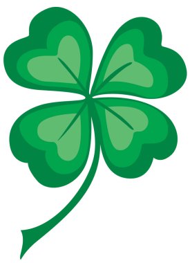 Green Saint Patrick s Day four-leaf clover