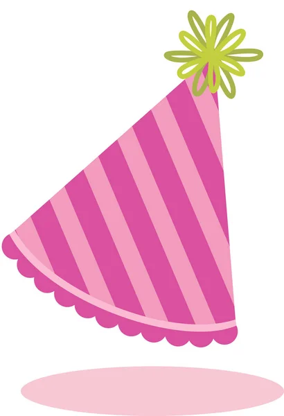 Icono Simple Sombrero Cumpleaños — Archivo Imágenes Vectoriales