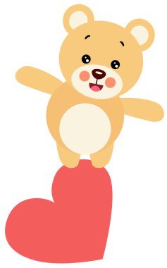 Sevimli bir oyuncak ayı.