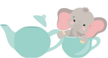 Çay fincanındaki küçük fil