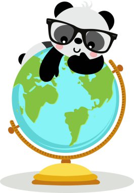 Dünya üzerindeki sevimli panda.