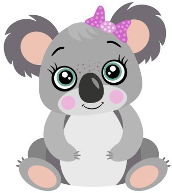 Yay takan tatlı bir koala kız.