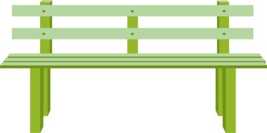 Yeşil bahçe tezgahı basit simgesi