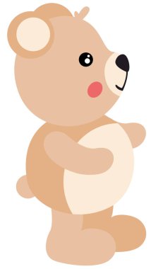 Dost canlısı ayıcık, beyaz tenli