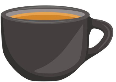 Bir fincan siyah kil çay.