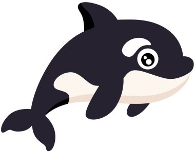 Sevimli Yavru Orka Buzağı Mutlu Yüzüyor