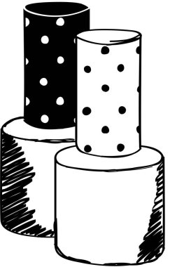 Polka Nokta Çivi Cila Şişeleri