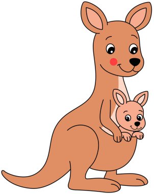 Bebek Joey ile Mutlu Anne Kanguru