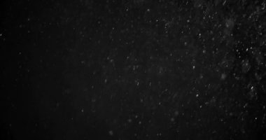 Sağında ışık olan kara gece göğüne kar yağıyor. Dijital kompozisyon, post-prodüksiyon, izole kar arkaplanı için mükemmel