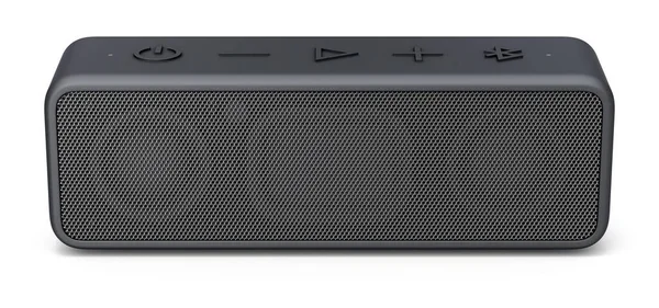 Front View Bluetooth Speaker White Background Illustration — Stock Photo, Image