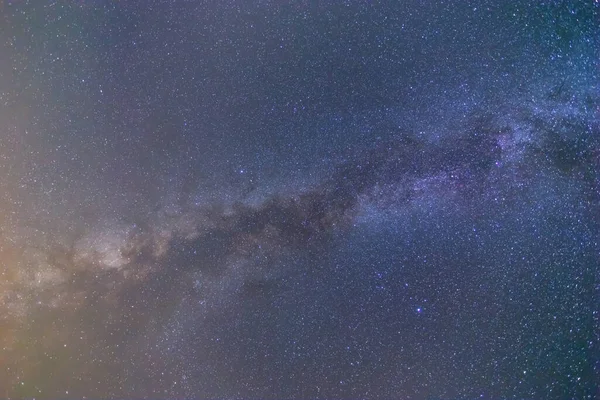 Noite Escura Céu Estrelado Com Forma Leitosa Belo Fundo Céu — Fotografia de Stock