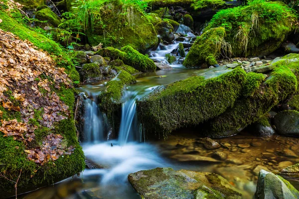 Small Waterfall Mountain River — Stock Photo, Image