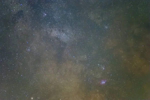 Detailní Mléčná Dráha Noc Hvězdná Obloha Pozadí — Stock fotografie