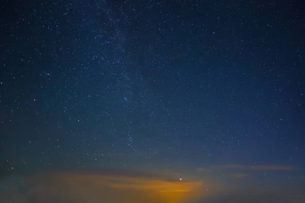 Hermosa Noche Cielo Estrellado Fondo —  Fotos de Stock