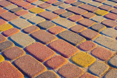 Yakın plan kaldırım taşları sokak arkaplanı