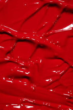 kırmızı soyut desenli arka plan, akryl gouache yağlı boya dokusu, ruj, ruj, parlatıcı, kozmetik ürün dokusu veya güzellik ürünü