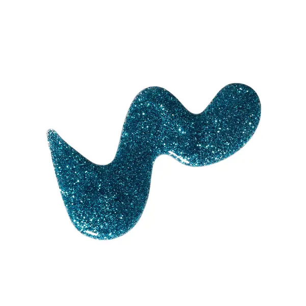 mavi parıltılı oje damlaları, akrilik jel cilası.