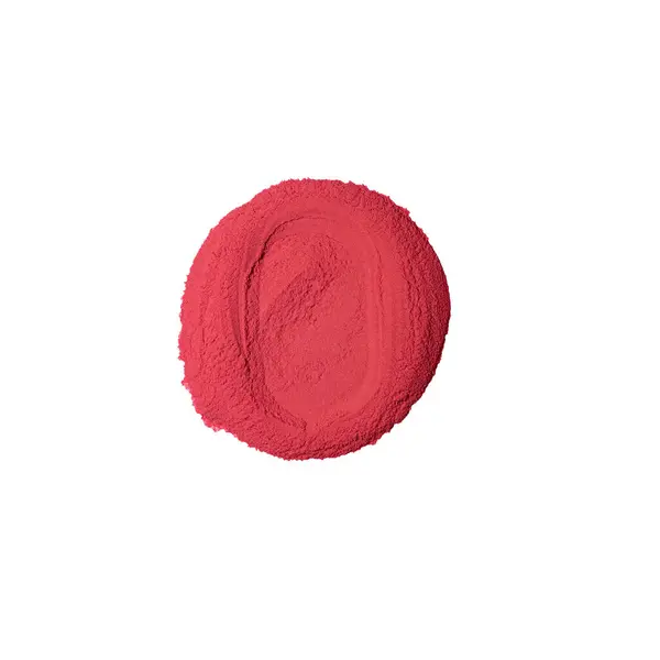 pink red pigment swatch, powder texture, blush stroke