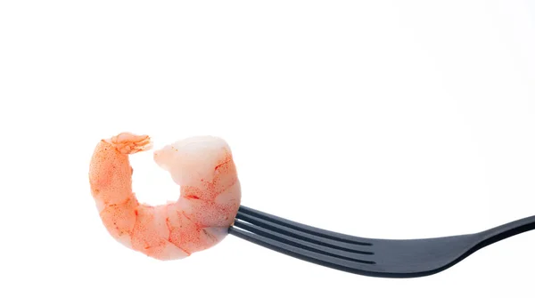 Delicious Shrimp White Background — Stock Photo, Image