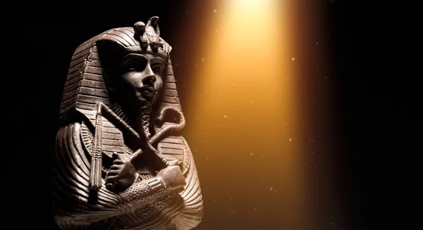 Historický Egyptský Sarkofág Mumií Uvnitř — Stock fotografie