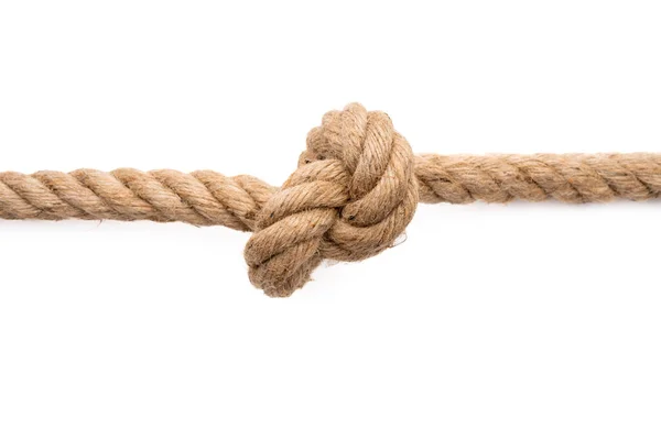 Thick Rope White Background Stock Image