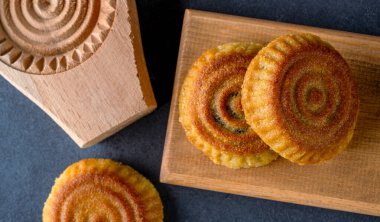 Meyveli Türk tatlısı.