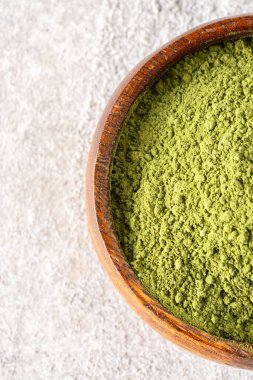 Kına, buğday çimi ya da eski arkaplanda kibrit tozu