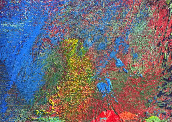 Fragment Der Palette Des Künstlers Pinselstriche Mit Ölmalfarben Auf Einer — Stockfoto