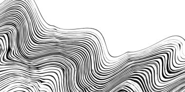 Dalga çizgisi şablon arkaplanı