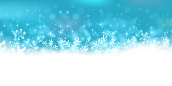 Nieve Navidad Invierno Cielo Fondo — Archivo Imágenes Vectoriales