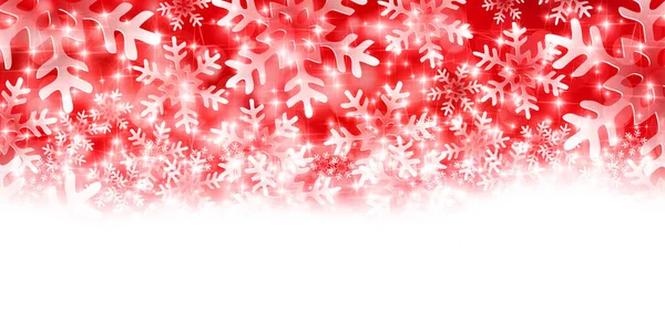 Snö Jul Vinter Himmel Bakgrund — Stock vektor