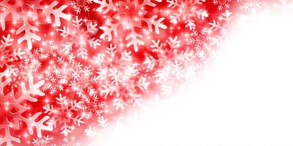 Snow Christmas Winter Sky Background — Stock Vector