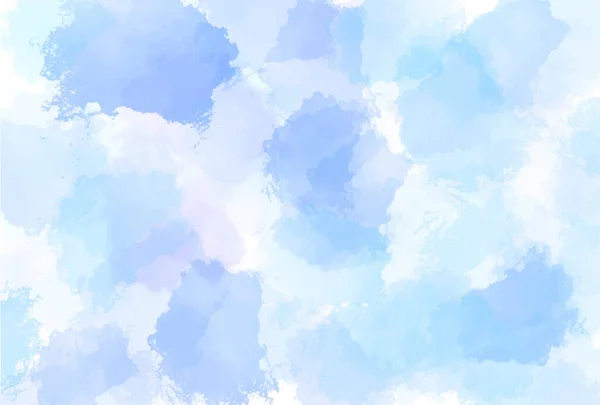 Bleu Papier Japonais Fond Aquarelle — Image vectorielle