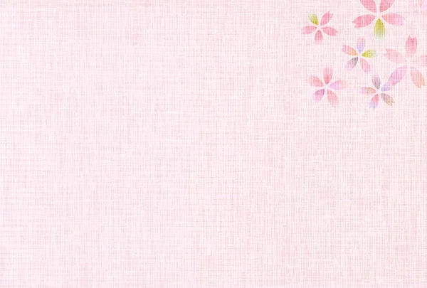 Kirschblüte Neujahrskarte Frühling Hintergrund — Stockvektor