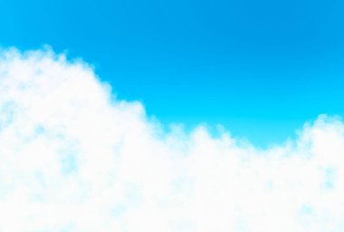 Gökyüzü bulutlu manzara suluboya arkaplan