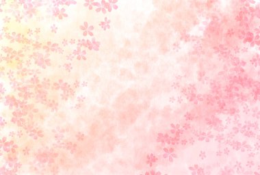 Kiraz çiçeği yeni yıl kartı bahar arkaplanı