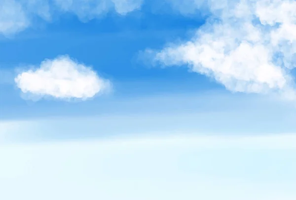 Sky cloud landscape watercolor background