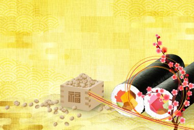 Ehomaki Setsubun Japon model geçmişi