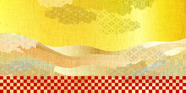 Setsubun Hinamatsuri Japanisches Muster Hintergrund — Stockvektor