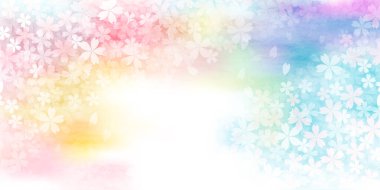 Cherry Blossom spring Japanese pattern background